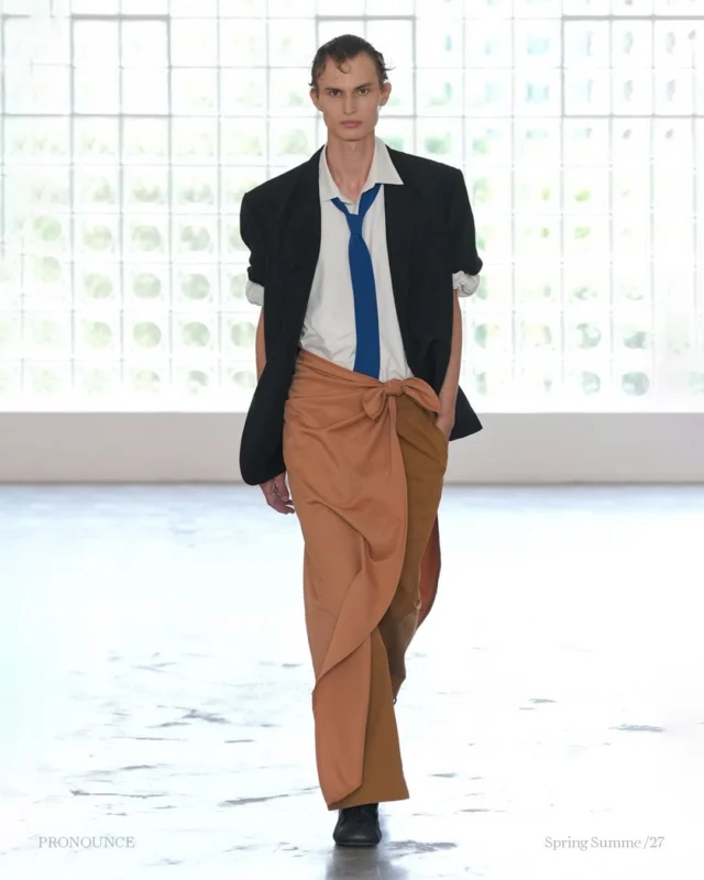 @leander.klugmann & @daniel.awaridhe_ for @_pronounce SS/27 Show 

Stylist @marcodrammis 
Casting @sofiamichaud @lollodefa
