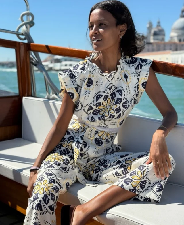 @liyakebede wears her @lemlemofficial summer collection