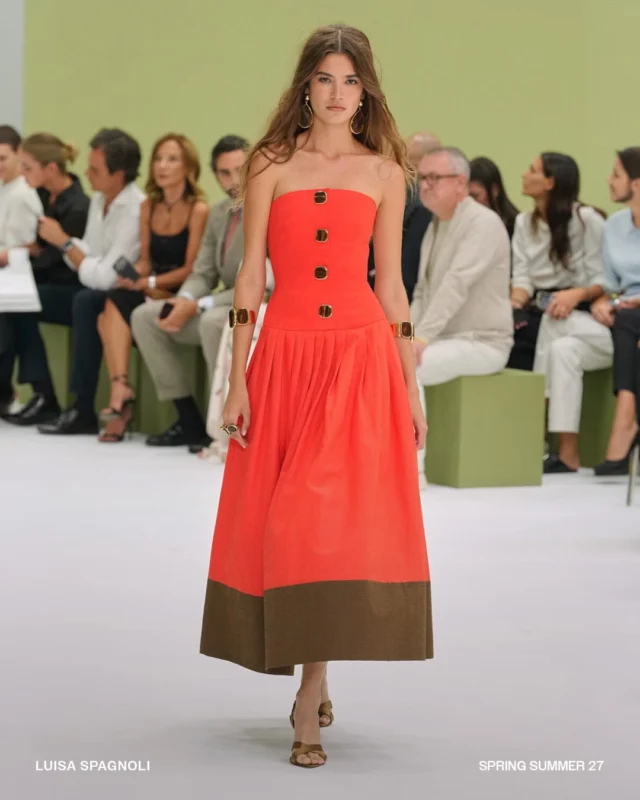 @cinthiaamacedo walking for @luisaspagnoli SS/27 show