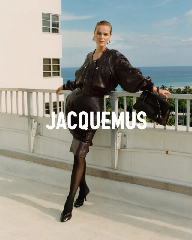 @evaherzigova for @jacquemus new bag « Le Turismo Long ». Shot by @dudihasson1
